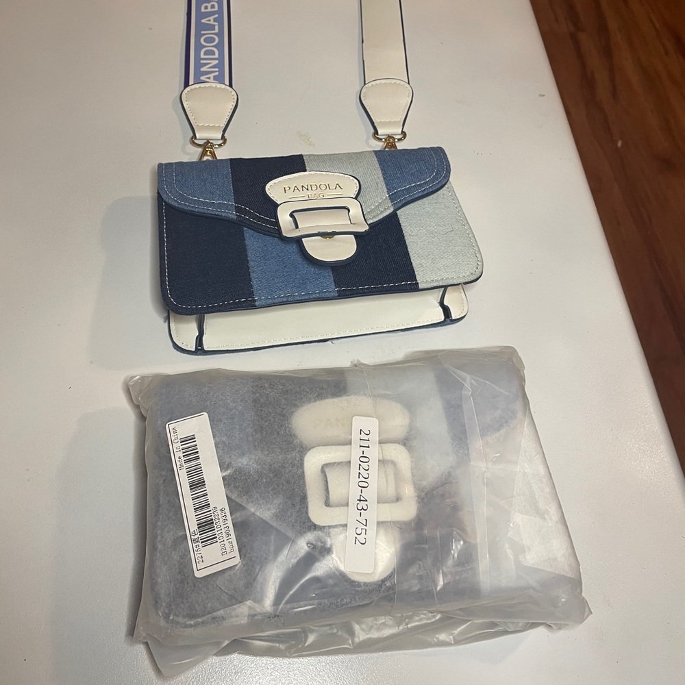 Blue Jean Pandola Satchel Purse